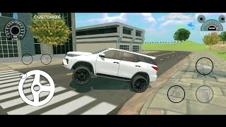 New Fortuner Model Jump  Indian Tractor Vehicles 3d simulator game  RUSHI GEMERZ [upl. by Aileek636]