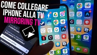 Come collegare iPhone alla TV  Come duplicare lo schermo di iPhone su TV  LG Smart TV [upl. by Dumond]