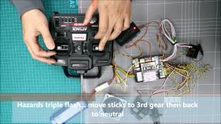 TAMIYA MFC03 Test Set Up Demo 56523 Step C Transmission teaching mode [upl. by Grand]