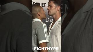 ISAAC CRUZ REFUSES TO BACK DOWN TO GIOVANNI CABRERA DURING INTENSE FACE OFF [upl. by Sirmons]