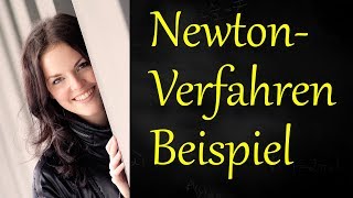 Newton Verfahren Beispiel Nullstelle näherungsweise bestimmen [upl. by Nosila]