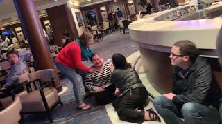 Passenger Captures Frightening Moment on Cruise Ship [upl. by Eiram]