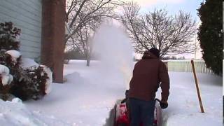 Toro snowblower performance test [upl. by Tnomed]