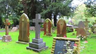 St Bertoline’s Church amp Graveyard Barthomley [upl. by Annaihr]