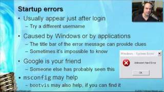 CompTIA A 220601 33 220602 33  Dealing with Errors [upl. by Enamrej456]