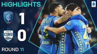 EMPOLICOMO 10  HIGHLIGHTS  Pellegri Secures Win With His First for Empoli  Serie A 202425 [upl. by Shifra]