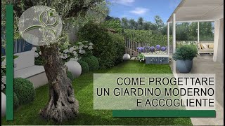 Come progettare un giardino moderno e accogliente 🌿34 [upl. by Ynnij]