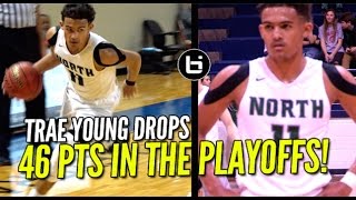 Trae Young Scores 46Pts In The Playoffs Full Highlights [upl. by Oijres]