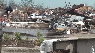 Moore Oklahoma Tornado Damage from May 20 2013 [upl. by Yeblehs]