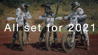 2021 Rockstar Energy Husqvarna Factory Racing Enduro Team  Husqvarna Motorcycles [upl. by Larimore]