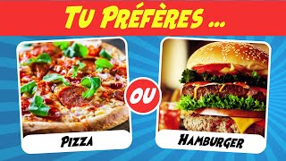 Tu préfères Edition nourriture Le quiz qui va te faire saliver  divertissement défi challenge [upl. by Ares]