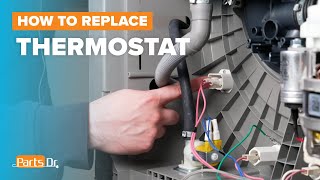 How to replace Thermostat part  DD8102263A on your Samsung Dishwasher [upl. by Anitnoc]