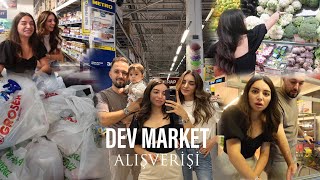 DEV MARKET ALIŞVERİŞİ VLOG🛒  YENİ EVİN İLK ALIŞVERİŞİ  NE KADAR TUTTU  DUHAN KENDİNİ KAYBETTİ [upl. by Eerised]