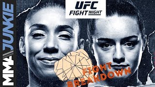 UFC on ESPN 13 fight breakdown Germaine DeRandamie vs Aspen Ladd [upl. by Laure]