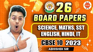 All 26 Previous Year Question Papers of CBSE Class 10 20222023 Board Exam  FREE DOWNLOAD [upl. by Eed849]