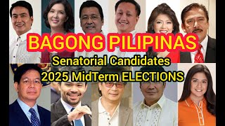 BAGONG PILIPINAS Senatorial Candidates Under PBBM  BAGONG UNITEAM [upl. by Myrilla]