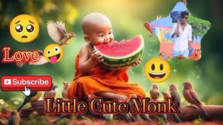 ❤️‍🔥Chhota 🤗bichhu 😘pyara 👑hai 🤗Monklike duet LittlevCute Monk like [upl. by Bibah]