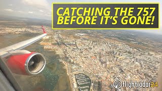 Flying the fantastic Jet2 757  planespotting in Manchester [upl. by Norda]