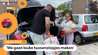 Esra 10 gaat met de auto naar Marokko  devakantievan [upl. by Ellehsal]