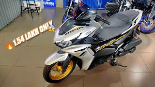 2024 YAMAHA AEROX 155 VERSION S 🌟DETAILED REVIEW 🔥 FEATURE  ONROAD PRICE amp ALL DETAILS🔥🔥🔥 [upl. by Ahsinna]