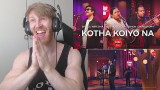 Kotha Koiyo Na  Coke Studio Bangla • Reaction By Foreigner 🇩🇰 Shiblu Mredha X Aleya Begum X Emon [upl. by Sualkcin]