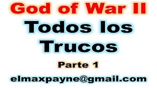 God Of War II trucos de vida magic orbs y rage of titans INFINITOS  parte 1 [upl. by Kcirdneh]