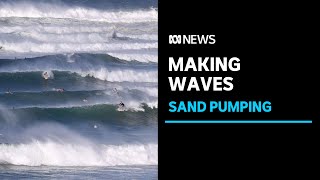 How sand pumping helped shape the Gold Coasts worldfamous surfing breaks  ABC News [upl. by Ajssatan]