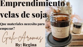 Que necesito para empezar tu negocio de Velas  DIY  Paso a paso [upl. by Yasmeen]