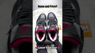 2024 Real VS Fake Jordan Air Jordan 4 “Bred Reimagined” Sneakers unboxing checking [upl. by Cnahc185]