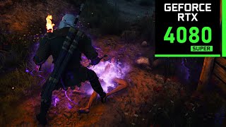 4K Geralt Hunting Bruxa Midnight  Ultra Graphics MOD Witcher 3 [upl. by Anitram]