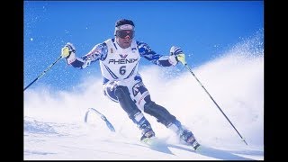 Alberto Tomba slalom gold WCS Sierra Nevada 1996 [upl. by Lilia607]