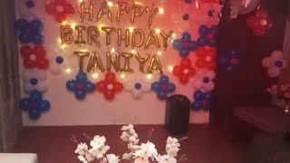 Birthday Decoration  Hotel Banquet Decoration  Hotel Eurasia Mohali Banquet Hall Decoration [upl. by Anod]