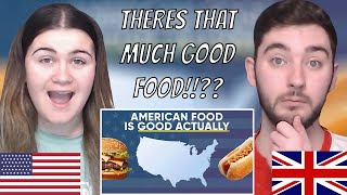 British Couple Reacts to Everything You Know About American Food is Wrong [upl. by Eitsyrhc]