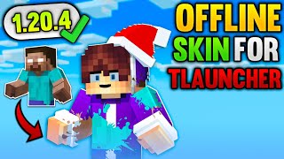 How To Add Custom 😱 Skin In Minecraft  TLauncher Online and Offline skin  Minecraft Custom Skin [upl. by Philine]