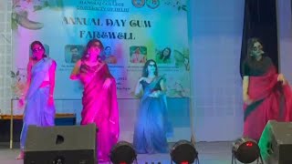 Annual Dance performance in Hansraj College kala chasma Shivuvlogger  dance trandingsong [upl. by Chemar]