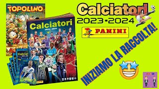 CALCIATORI PANINI 202324  STARTER PACK con TOPOLINO  scopriamo questa nuova collezione [upl. by Acirretahs]