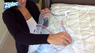 How to Use Ziploc® Space Bag® [upl. by Alebasi]