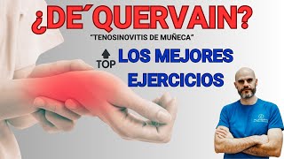 TENDINITIS DE QUERVAIN 💪EJERCICIOS💪 TENDINITIS de MUÑECA [upl. by Anilak349]