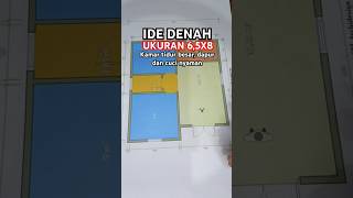 Ide Denah Rumah Ukuran 65x8 rumahminimalis inspirasidenahrumah [upl. by Serrano]