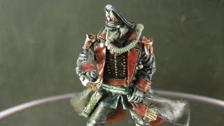 How to paint Warhammer 40K Death Korps of Krieg Commissar [upl. by Nibuz]