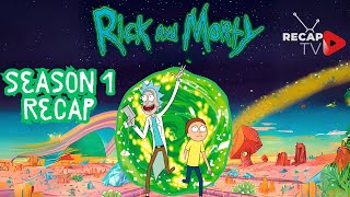 Rick and Morty Season 1 Recap  Adventures Across the Multiverse [upl. by Euqinemod869]