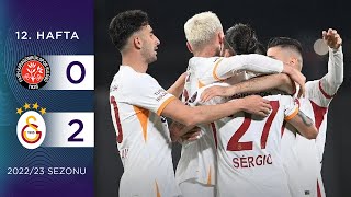 VavaCars Fatih Karagümrük 02 Galatasaray  12 Hafta  202223 [upl. by Leihcim]