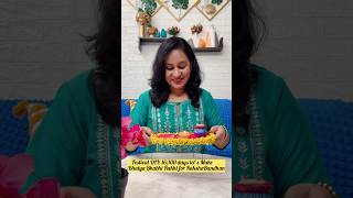 Festival DIY16100 days let’s Make Bhaiya Bhabhi Rakhi for Raksha Bandhan sunitascreativeworld [upl. by Ecilahs503]