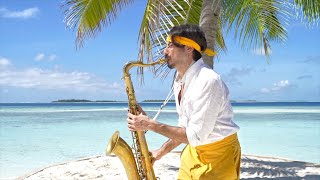 LAMBADA 💃🌴 Daniele Vitale Sax from MALDIVES Ayada Resort [upl. by Narine]