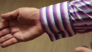 How to use cufflinks on a double cuff shirt [upl. by Anaihs]