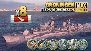 Destroyer Groningen Good player amp pure firepower  World of Warships [upl. by Nikkie]