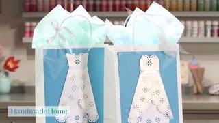 Wedding Dress Gift Bags  Handmade Home  Martha Stewart [upl. by Rep867]