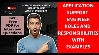 Application Support Engineer Roles and Responsibilities in English applicationsupport support [upl. by Sinnek402]