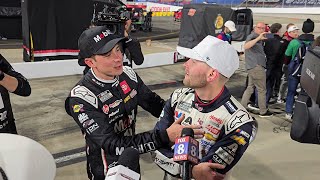 Christopher Bell William Byron React to NASCARs Championship 4 Call [upl. by Amie367]