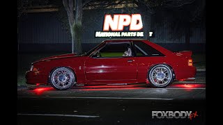 393ci stroker 600 HP Foxbody Mustang [upl. by Kcirnek]